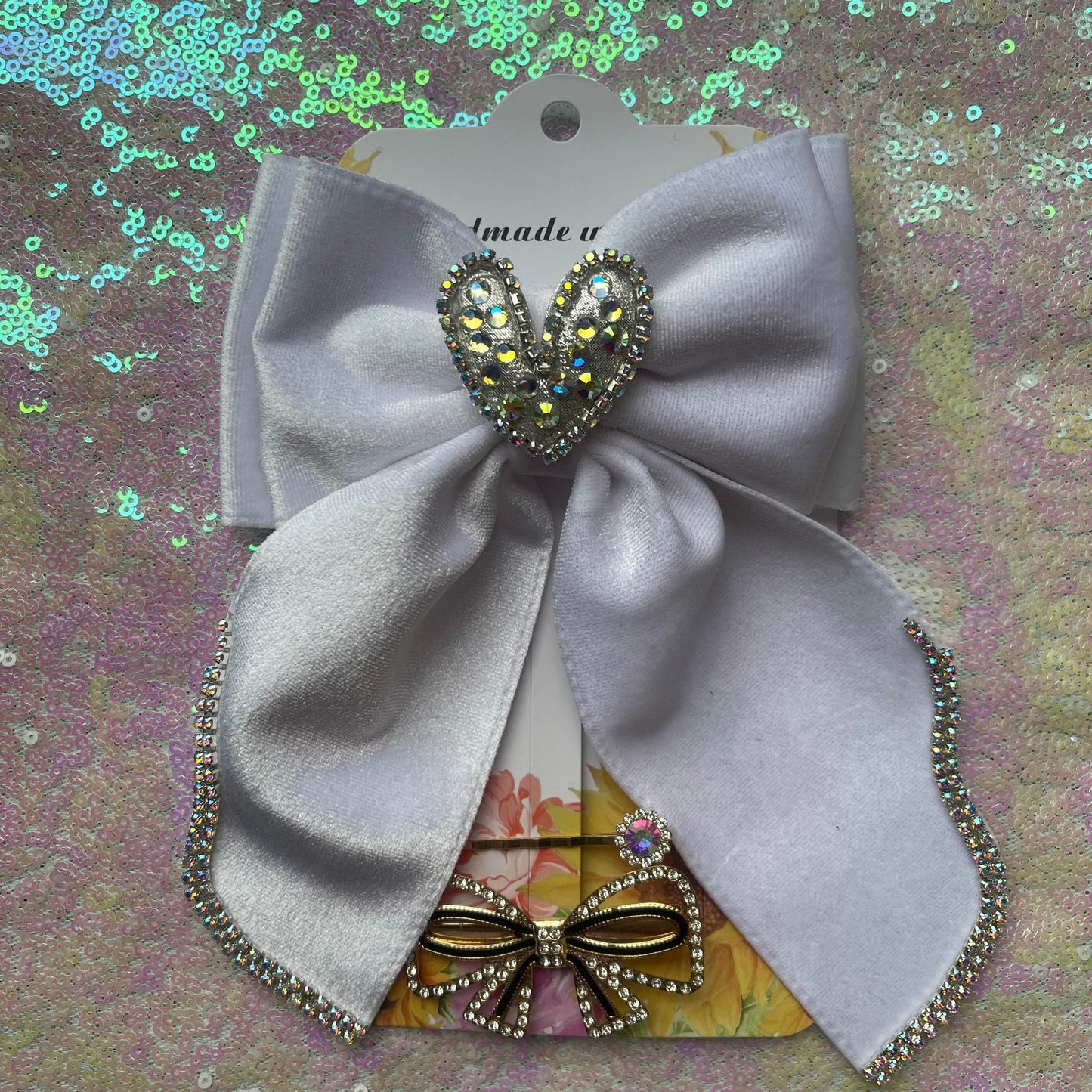 Velvet coquette bows