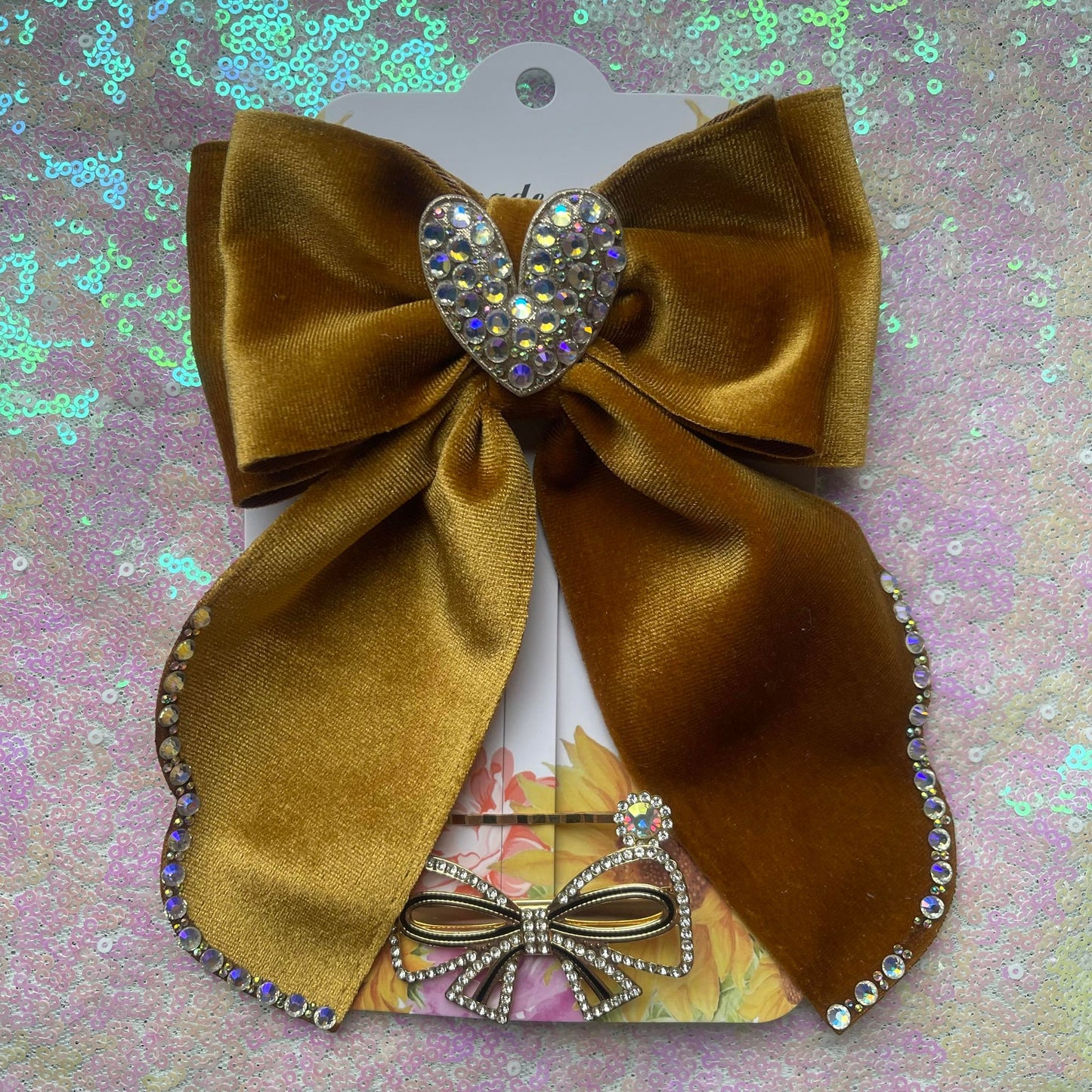 Velvet coquette bows