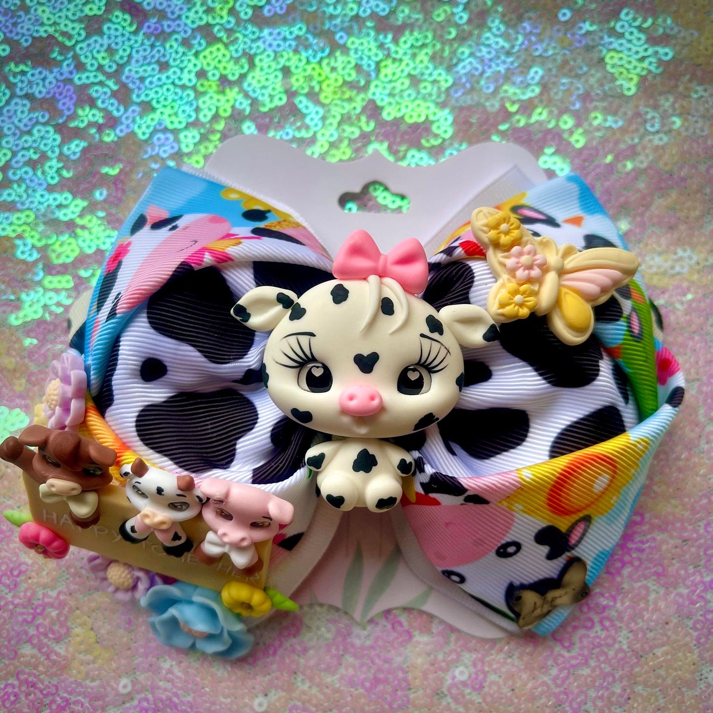 Farm animals bow