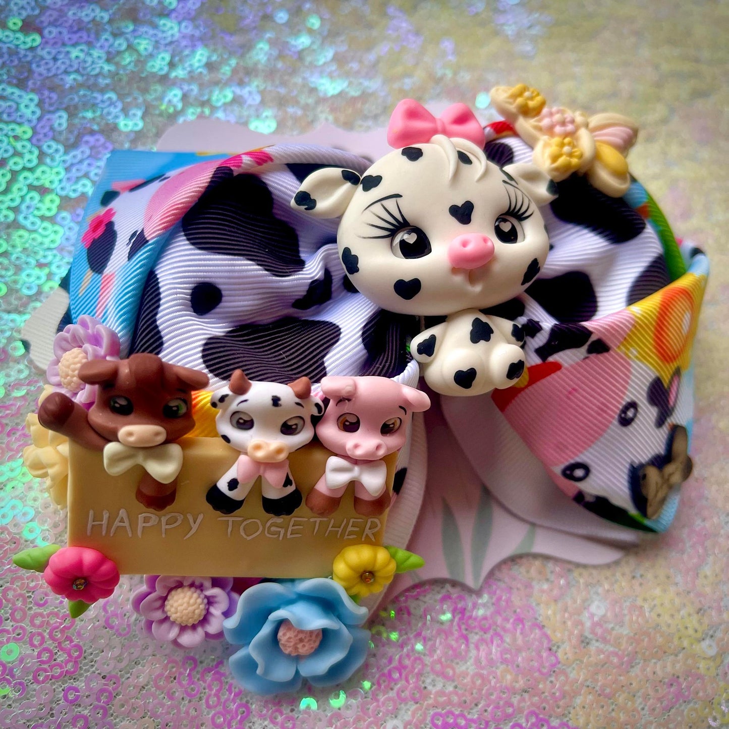 Farm animals bow